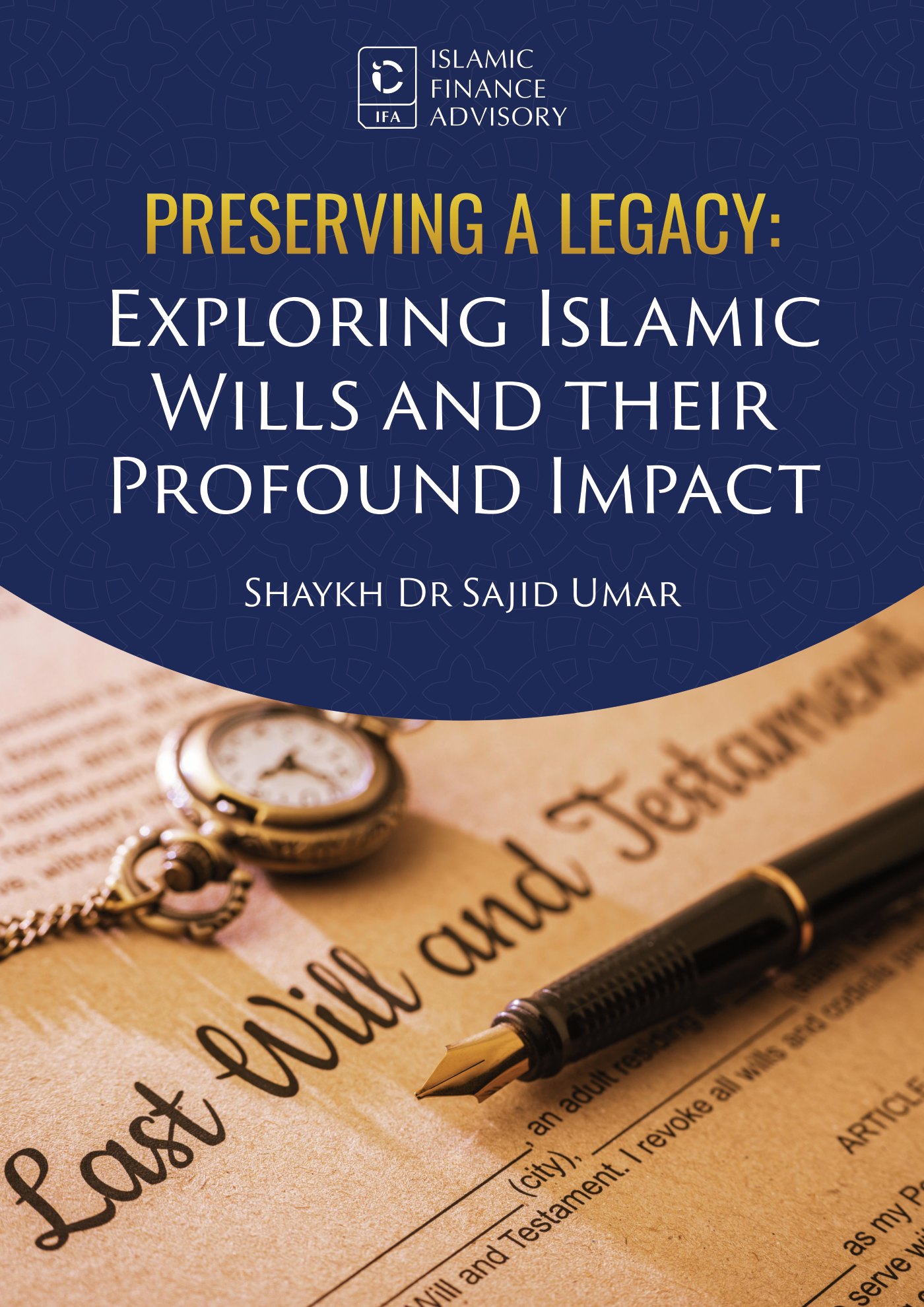 Preserving a Legacy: Islamic Wills and Their Impact — first page